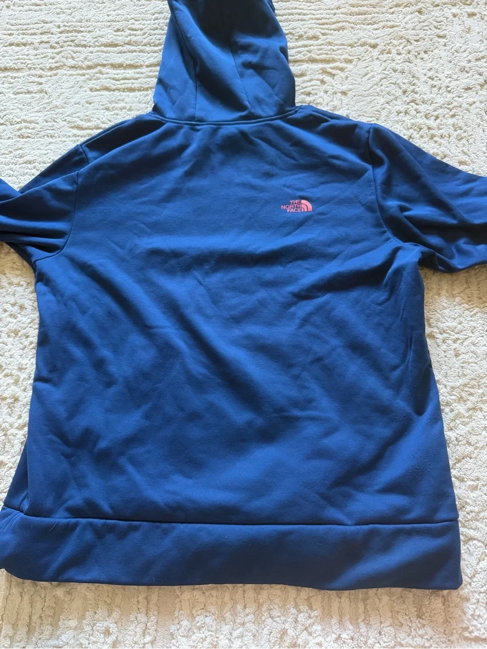 The North Face Navy and Red Pullover Hoodie